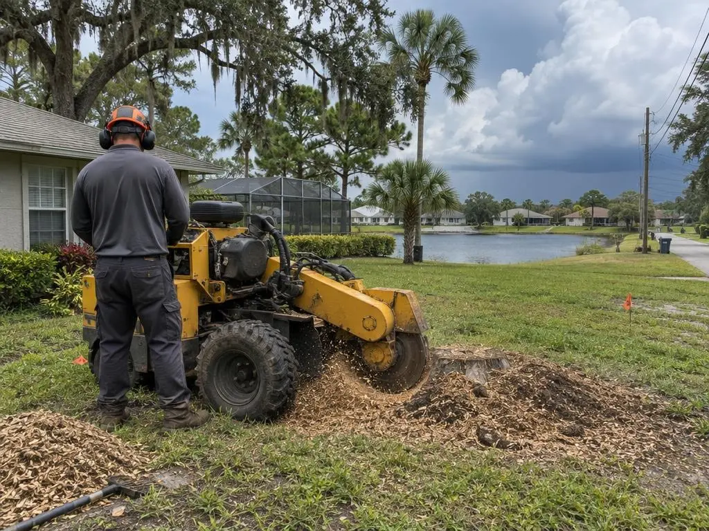 Stump Grinding in Orlando, FL